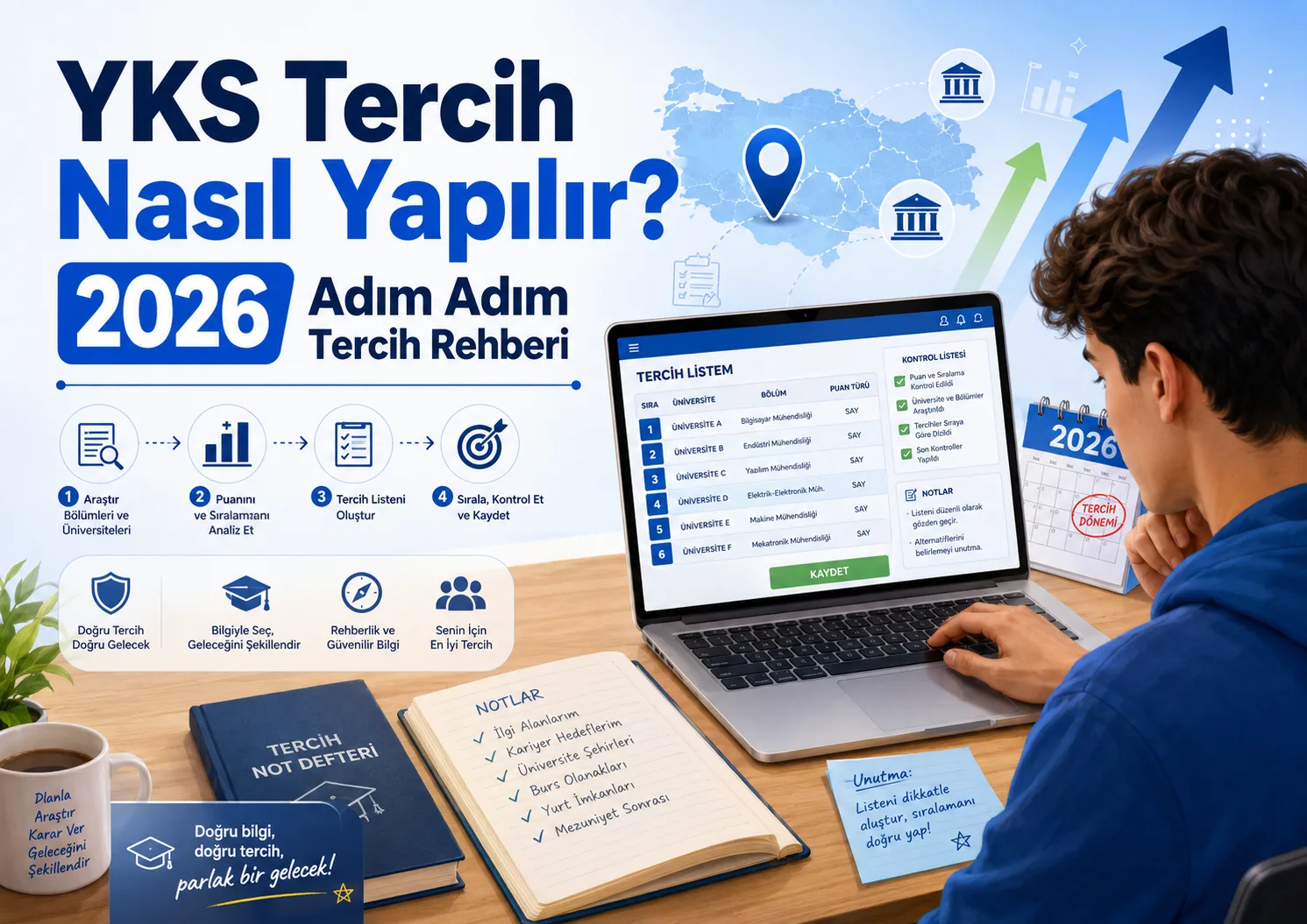 YKS Tercih Nasıl Yapılır? 2026 Adım Adım Tercih Rehberi
