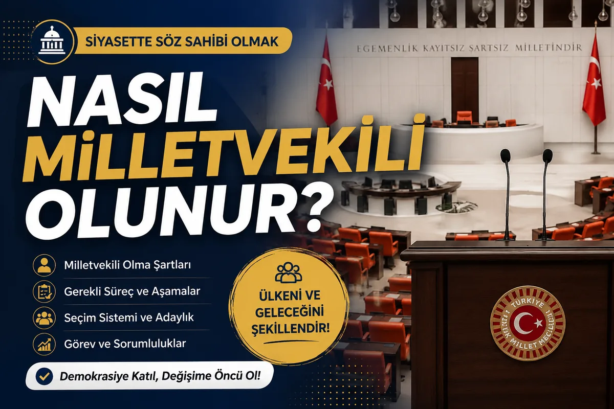 Nasıl Milletvekili Olunur? Milletvekili Olma Şartları ve Adaylık Süreci