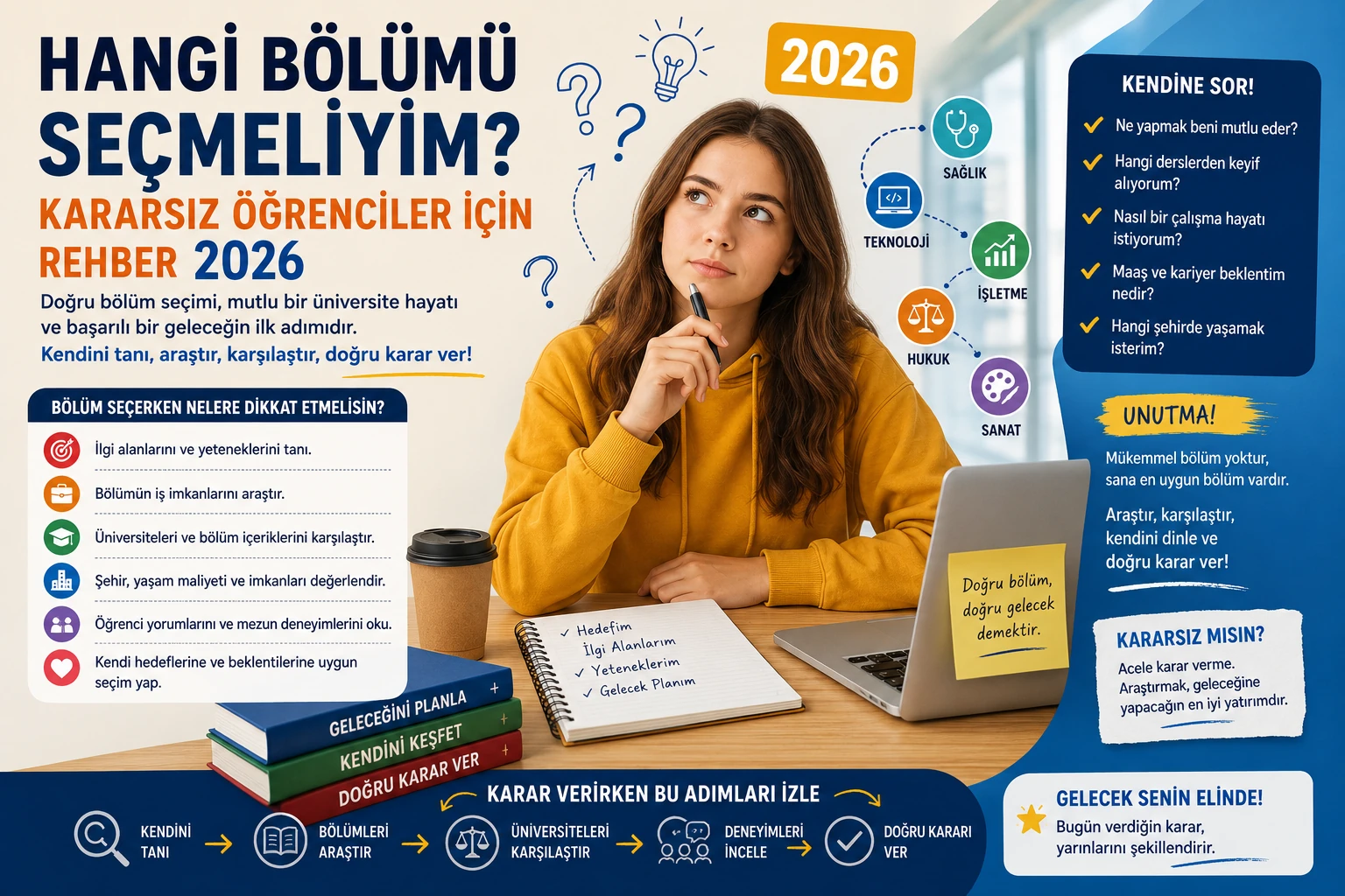 Hangi Bölümü Seçmeliyim? Kararsız Öğrenciler İçin Rehber 2026