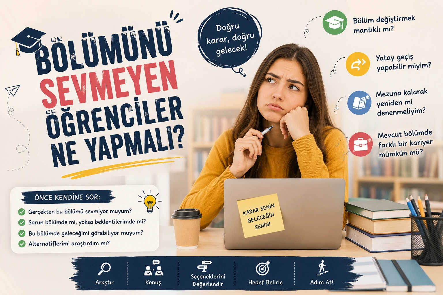 Bölümünü Sevmeyen Öğrenciler Ne Yapmalı?