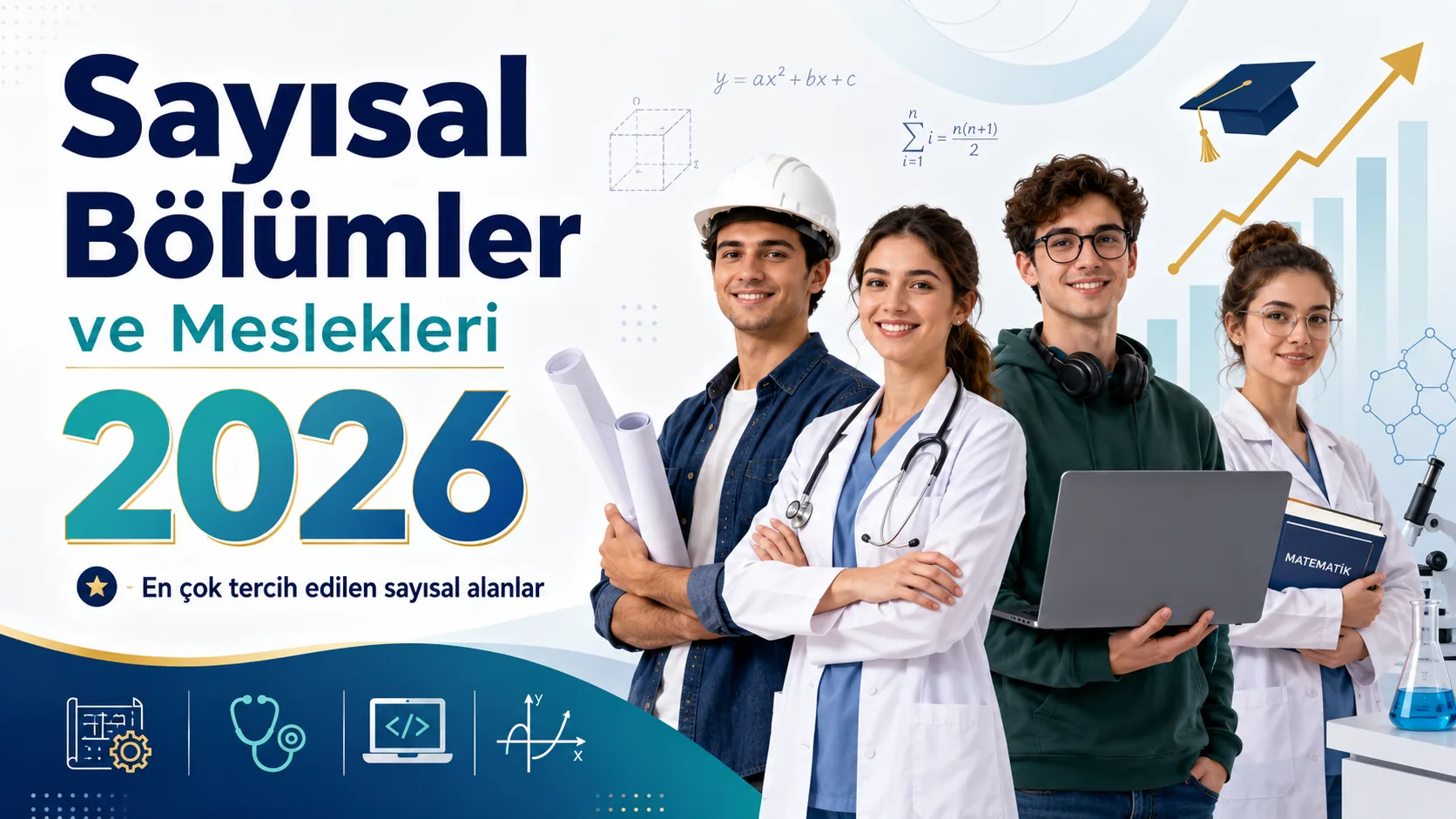 Sayısal Bölümler ve Meslekleri 2026: En Çok Tercih Edilen Sayısal Alanlar