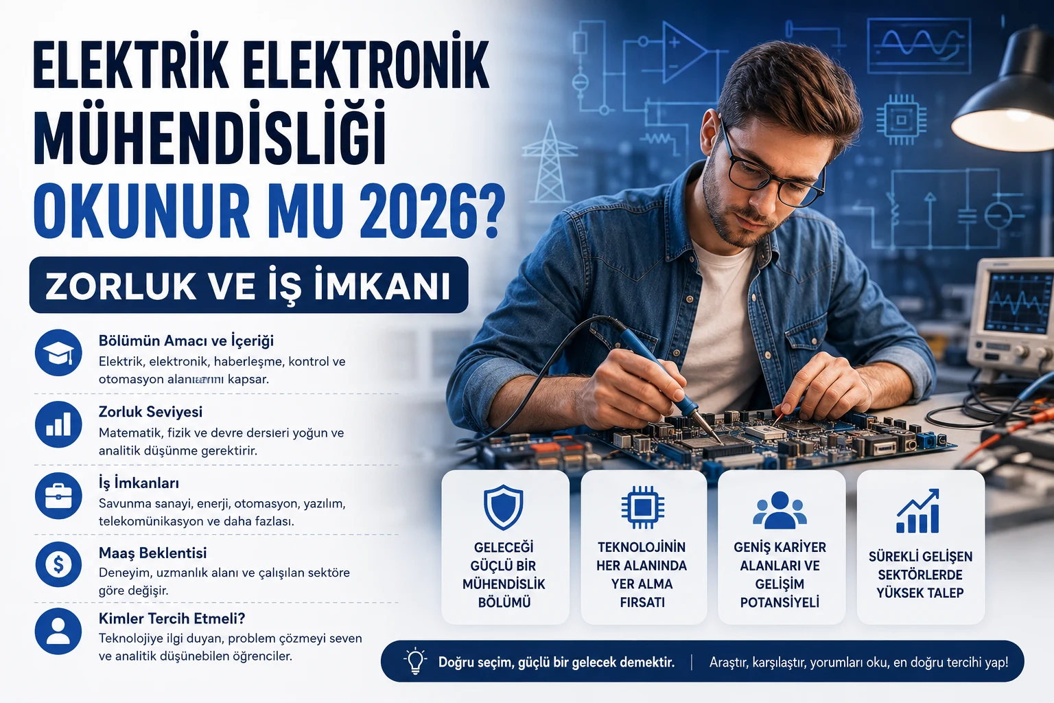 Elektrik Elektronik Mühendisliği Okunur mu   ? Zorluk ve İş İmkanı 2026