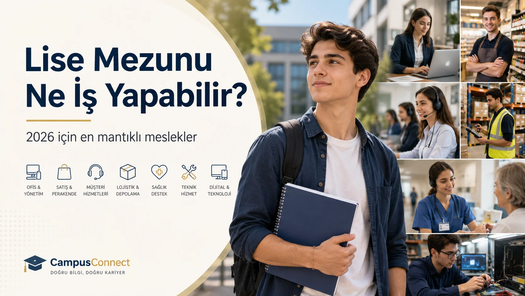 Lise Mezunu Ne İş Yapabilir? 2026 İçin En Mantıklı Meslekler