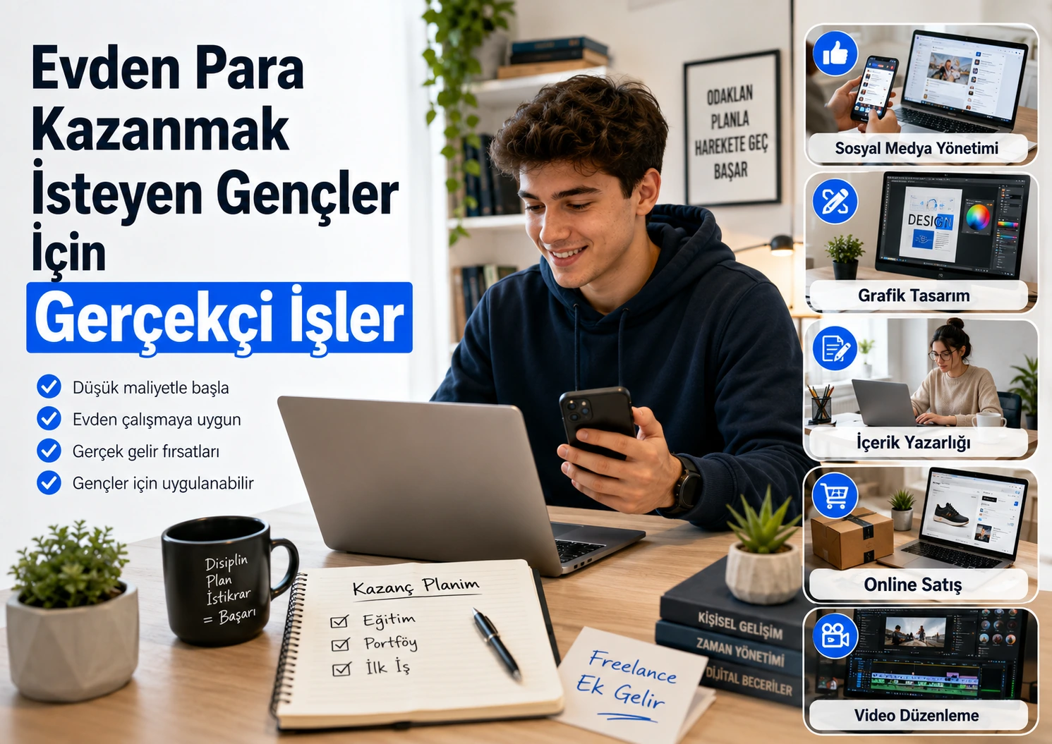 Evden Para Kazanmak İsteyen Gençler İçin Gerçekçi İşler
