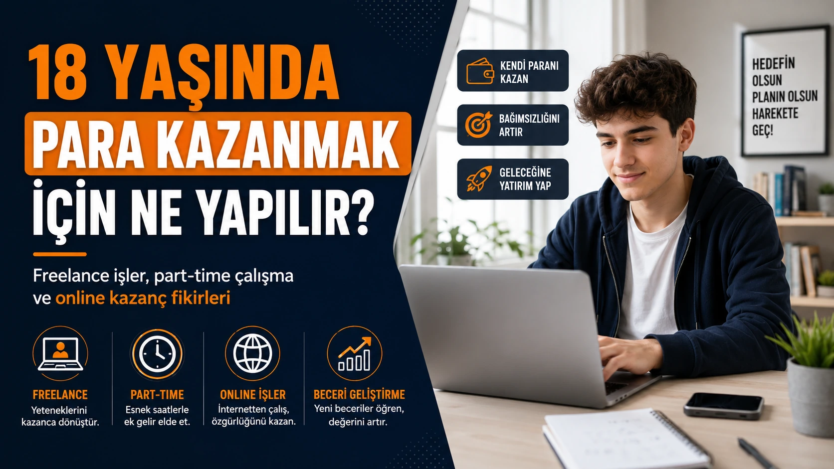 18 Yaşında Para Kazanmak İçin Ne Yapılır?
