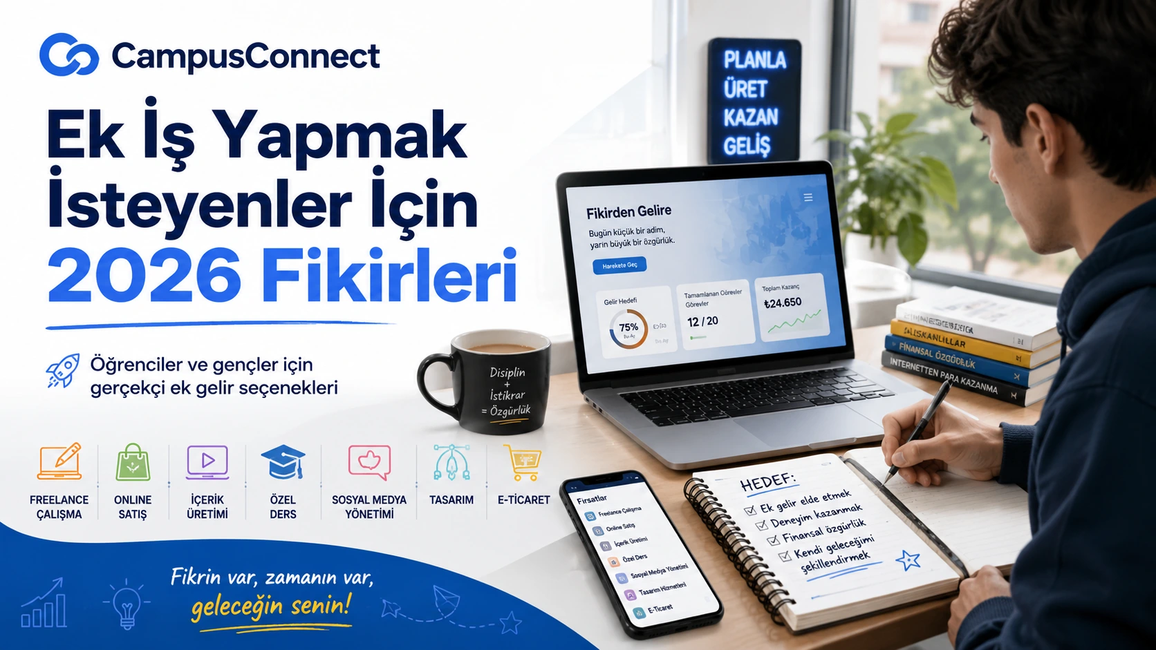 Ek İş Yapmak İsteyenler İçin 2026 Fikirleri