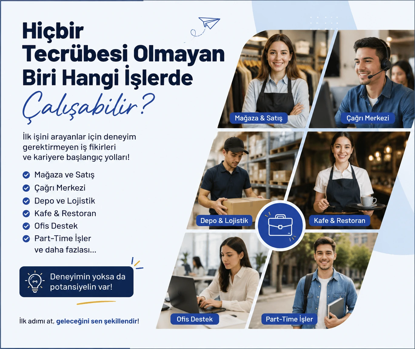 Hiçbir Tecrübesi Olmayan Biri Hangi İşlerde Çalışabilir?