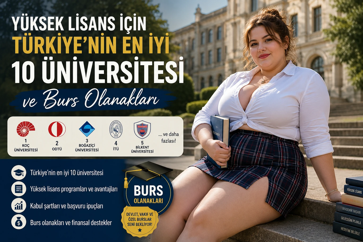 Yüksek Lisans için Türkiye'nin En İyi 10 Üniversitesi ve Burs Olanakları