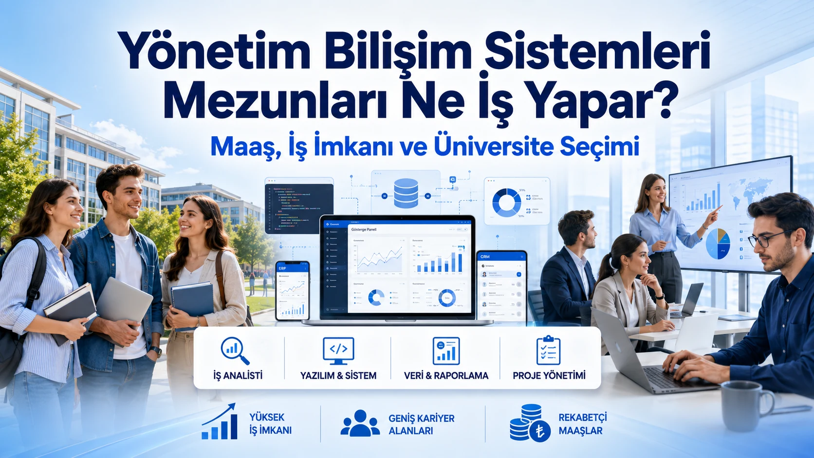 Yönetim Bilişim Sistemleri Mezunları Ne İş Yapar? Maaş, İş İmkanı ve Üniversite Seçimi